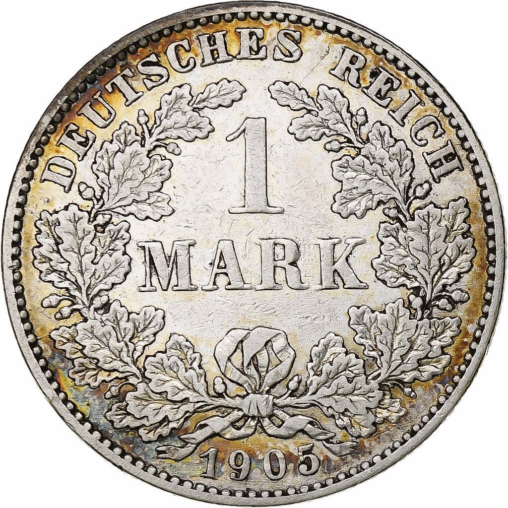 GERMANY - EMPIRE, Wilhelm II, Mark, 1905, Karlsruhe, VZ, Silber, KM:14