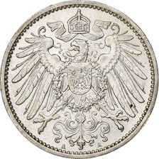 GERMANY - EMPIRE, Wilhelm II, Mark, 1915, Berlin, AU(50-53), Silver, KM:14