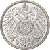 GERMANY - EMPIRE, Wilhelm II, Mark, 1915, Berlin, Silver, MS(60-62), KM:14