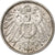 ALEMANIA - IMPERIO, Wilhelm II, Mark, 1915, Muldenhütten, Plata, EBC+, KM:14
