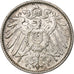 GERMANIA - IMPERO, Wilhelm II, Mark, 1915, Muldenhütten, Argento, SPL, KM:14
