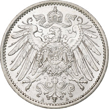 GERMANY - EMPIRE, Wilhelm II, Mark, 1915, Berlin, Silver, MS(60-62), KM:14
