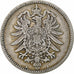 GERMANY - EMPIRE, Wilhelm I, Mark, 1881, Berlin, Silber, S, KM:7