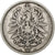 DUITSLAND - KEIZERRIJK, Wilhelm I, Mark, 1881, Hambourg, Zilver, FR+, KM:7