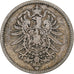 GERMANY - EMPIRE, Wilhelm I, Mark, 1874, Berlin, Silver, VF(30-35), KM:7
