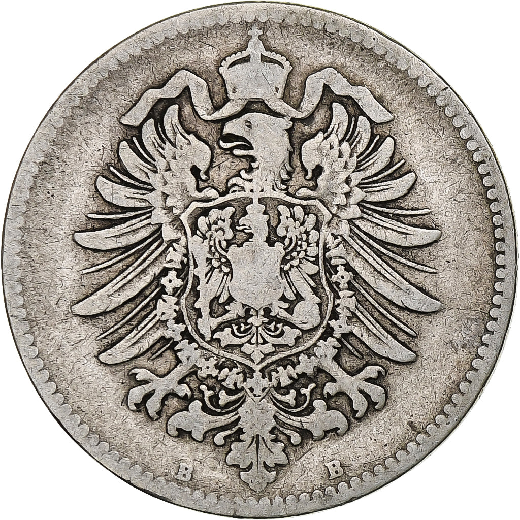 GERMANY - EMPIRE, Wilhelm I, Mark, 1875, Hanovre, Silver, VF(20-25), KM:7