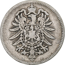 GERMANY - EMPIRE, Wilhelm I, Mark, 1875, Hanovre, Silver, VF(20-25), KM:7