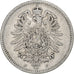 Coin, GERMANY - EMPIRE, Wilhelm I, Mark, 1875, Stuttgart, F(12-15), Silver, KM:7