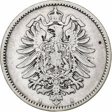 GERMANY - EMPIRE, Wilhelm I, Mark, 1874, Berlin, EF(40-45), Silver, KM:7