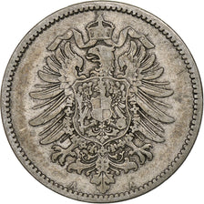 GERMANY - EMPIRE, Wilhelm I, Mark, 1874, Berlin, Silver, VF(30-35), KM:7
