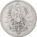 Munten, DUITSLAND - KEIZERRIJK, Wilhelm I, Mark, 1874, Karlsruhe, FR, Zilver