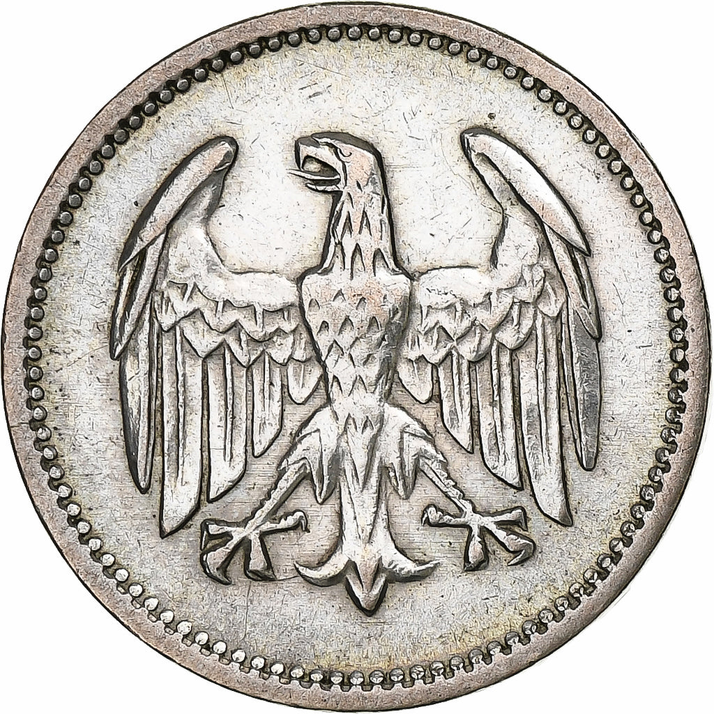 GERMANY, WEIMAR REPUBLIC, Mark, 1924, Berlin, KM #42, EF(40-45), Silver, 23,...