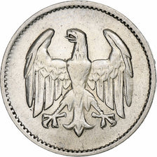 Coin, GERMANY, WEIMAR REPUBLIC, Mark, 1924, Stuttgart, EF(40-45), Silver, KM:42