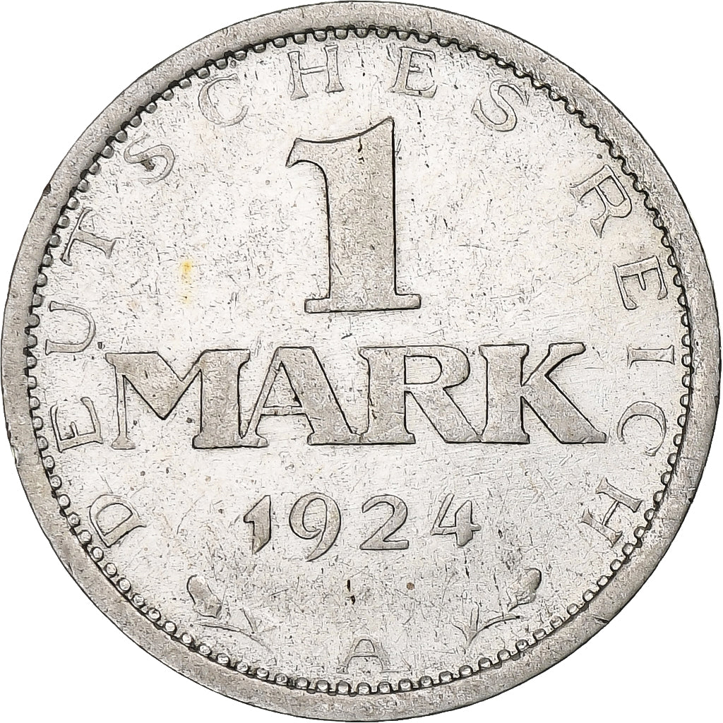 Deutschland, Weimarer Republik, Mark, 1924, Berlin, Silber, S+