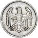 Duitsland, Weimarrepubliek, Mark, 1924, Muldenhütten, Zilver, ZF, KM:42