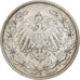 GERMANY - EMPIRE, 1/2 Mark, 1911, Hambourg, Silver, EF(40-45), KM:17
