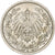 GERMANY - EMPIRE, 1/2 Mark, 1913, Berlin, Silver, AU(50-53), KM:17