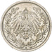 GERMANY - EMPIRE, 1/2 Mark, 1913, Berlin, Silver, AU(50-53), KM:17
