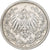 GERMANY - EMPIRE, 1/2 Mark, 1909, Berlin, Silver, EF(40-45), KM:17