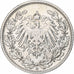 Coin, GERMANY - EMPIRE, 1/2 Mark, 1909, Munich, AU(50-53), Silver, KM:17