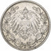 GERMANY - EMPIRE, 1/2 Mark, 1907, Hambourg, Silver, EF(40-45), KM:17