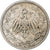 GERMANY - EMPIRE, Wilhelm II, 1/2 Mark, 1907, Berlin, Silver, EF(40-45), KM:17