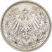 GERMANY - EMPIRE, 1/2 Mark, 1907, Munich, Silver, EF(40-45), KM:17