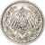GERMANY - EMPIRE, 1/2 Mark, 1917, Berlin, AU(50-53), Silver, KM:17