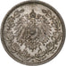 GERMANY - EMPIRE, 1/2 Mark, 1917, Berlin, Silver, EF(40-45), KM:17