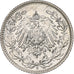 GERMANY - EMPIRE, 1/2 Mark, 1917, Muldenhütten, Silver, AU(55-58), KM:17