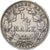 GERMANY - EMPIRE, 1/2 Mark, 1917, Berlin, AU(50-53), Silver, KM:17
