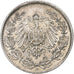 GERMANY - EMPIRE, 1/2 Mark, 1905, Munich, Silver, AU(55-58), KM:17