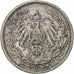GERMANY - EMPIRE, 1/2 Mark, 1916, Stuttgart, Silver, EF(40-45), KM:17