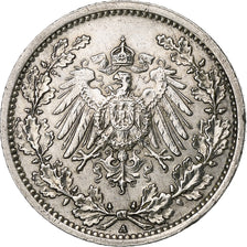 GERMANY - EMPIRE, 1/2 Mark, 1917, Berlin, Silber, SS, KM:17