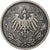 DUITSLAND - KEIZERRIJK, 1/2 Mark, 1918, Berlin, Zilver, PR, KM:17
