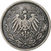 GERMANY - EMPIRE, 1/2 Mark, 1918, Berlin, Silver, AU(55-58), KM:17