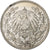 NIEMCY - IMPERIUM, 1/2 Mark, 1918, Munich, Srebro, AU(50-53), KM:17