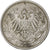Munten, DUITSLAND - KEIZERRIJK, 1/2 Mark, 1918, Karlsruhe, ZF, Zilver, KM:17
