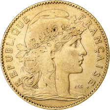 Coin, France, Marianne, 10 Francs, 1901, Paris, AU(50-53), Gold, KM:846