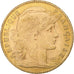 Munten, Frankrijk, Marianne, 10 Francs, 1914, Paris, ZF+, Goud, KM:846