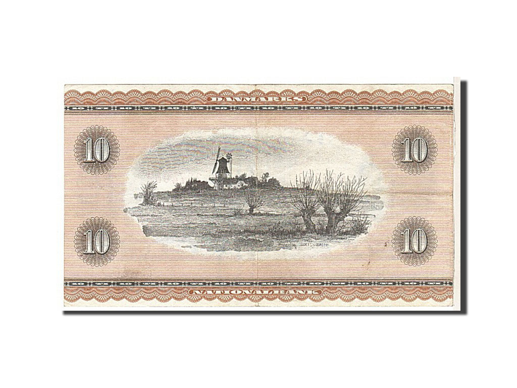 Geldschein, Dänemark, 10 Kroner, 1954, KM:44s, SS