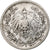 GERMANY - EMPIRE, 1/2 Mark, 1905, Stuttgart, Silver, EF(40-45)