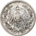 GERMANY - EMPIRE, 1/2 Mark, 1905, Stuttgart, Silver, EF(40-45)