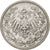 Munten, DUITSLAND - KEIZERRIJK, 1/2 Mark, 1905, Muldenhütten, FR+, Zilver