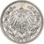NIEMCY - IMPERIUM, 1/2 Mark, 1905, Muldenhütten, Srebro, AU(55-58), KM:17