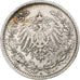 Coin, Germany, Empire., 1/2 Mark, 1905, Berlin, VF(30-35), Silver, KM:17