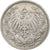 Moeda, ALEMANHA - IMPÉRIO, 1/2 Mark, 1905, Munich, VF(30-35), Prata, KM:17