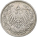 Coin, GERMANY - EMPIRE, 1/2 Mark, 1905, Munich, VF(30-35), Silver, KM:17