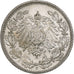 GERMANY - EMPIRE, 1/2 Mark, 1905, Stuttgart, Silver, AU(50-53), KM:17