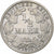 GERMANY - EMPIRE, 1/2 Mark, 1905, Hambourg, Silver, EF(40-45), KM:17